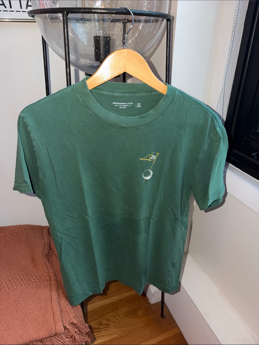 Abercrombie & Fitch Men’s Green Crewneck Tee XS